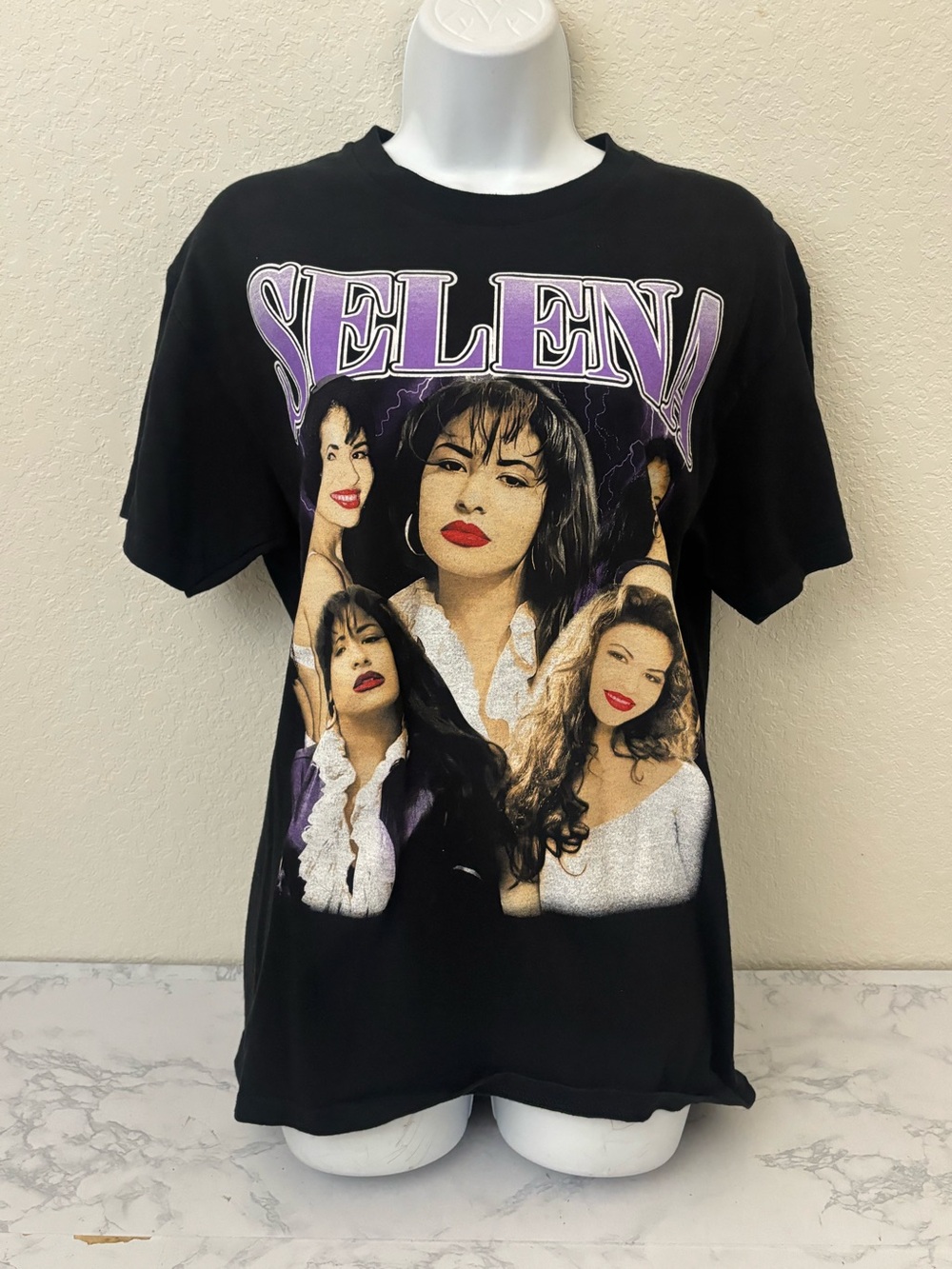 Selena Quintanilla Graphic T Shirt Black Official Merch Sz M Band Pullover Tee